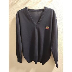 Paul & Shark Yachting Men’s Wool Blend Crew Neck Sweater Pullover Blue Size XXL